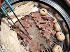 韩式肥牛蘑菇大酱火锅-青松馆韩国料理(香港中路佳世客店)