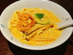 黄咖喱明虾乌冬面-照相馆的食堂(曲阜师范大学店)