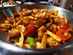 -东来菜馆•手抓海鲜家常菜•海鲜锅贴(鸽子窝店)