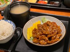 酸甜香芒鸡柳饭-又鸟pizza海南鸡饭(假日广场店)