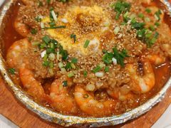 蒜蓉铁板基围虾-欧记大排档·景德菜(上海首店)