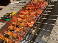 现穿羊肉串-丰茂烤串(建设街店)