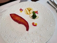 挪威烟熏三文鱼水晶黄瓜香槟奶油-福楼法餐厅FLO