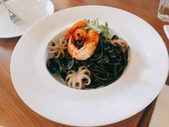墨鱼汁海鲜意面-UPPER KITCHEN(延安路店)