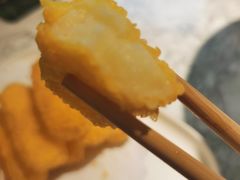 新派炸鲜奶-悦海·家宴·冰花皮皮虾大锅贴(宝龙店)