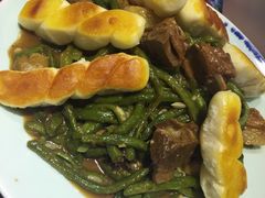 排骨豆角粘卷子-7号院家宴.烧鸽子(门头沟店)