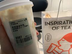 芋泥波波牛乳-喜茶(东莞雍华庭店)