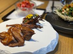 脆皮乳鸽拼鸭舌-莲·中餐厅(成都首座万豪酒店)