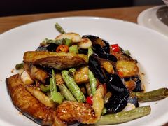茄子豇豆-鸡毛店·川菜(双楠店)