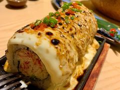 焗烤芝士三文鱼卷-越光米贩精致料理餐厅(金鹰店)