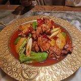 「北疆饭店(三峡广场店)」 「新疆羊肉串」非常大的一