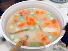 翡翠海鲜面疙瘩-绿茶餐厅(领展购物广场·中关村店)