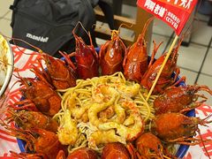 金汤蒜蓉大虾-阿财老铺·老蚌埠龙虾城(华夏总店)