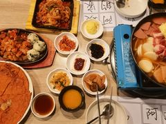 鱿鱼炒五花-郑阿姨的家·이모네·韩料&烤肉(武川路店)