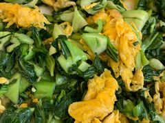 土鸡蛋炒青菜-天桥饭店·特色海鲜(金山嘴渔村店)