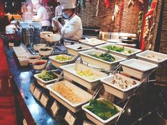 自助取餐区-汇泉王朝大饭店-旋转餐厅(南海路店)