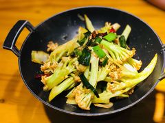 干锅花菜-丁记盐蘸牛肉·新杭菜(河东路店)