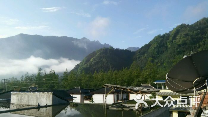 雅安市芦山县大川镇桦林苑农家乐楼顶眺望图片 第15张