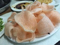 炸虾片-大槐树烤肉馆