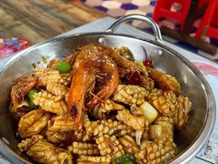 香辣鱿鱼鸡尾虾-小民大排档(光谷店)