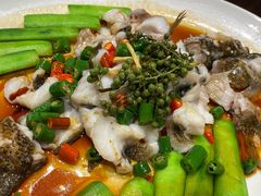 鲜花椒蒸桂花鲈-猪肉婆私房菜(容桂总店)