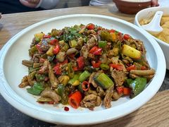 酸辣炒鸡胗-建辉湖南土菜馆(南大街店)