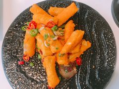 脆皮蕨粑炒腊肉-泉味道贵州厨房(三里河店)
