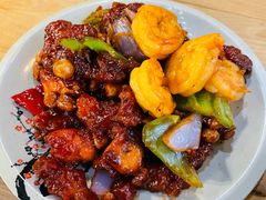 椒香虾仁爆鸡球-陈傻子餐厅(世纪都会店)