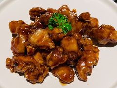 雪花糖醋里脊-绿茶餐厅(布吉万象汇店)