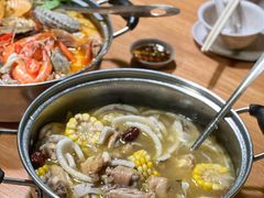 椰子鸡火锅-派派茶客(金杏花园店)