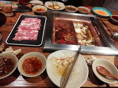 麻辣·养生鸳鸯锅-老牌坊云南鱼豆花火锅(爱建店)