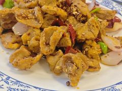 干煸肥肠-洪姐川菜东北菜铁锅炖(天生丽街店)