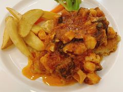 煎比目鱼配虾仁蘑菇汁-成桂西餐厅·42年的味道(五大道疙瘩楼店)