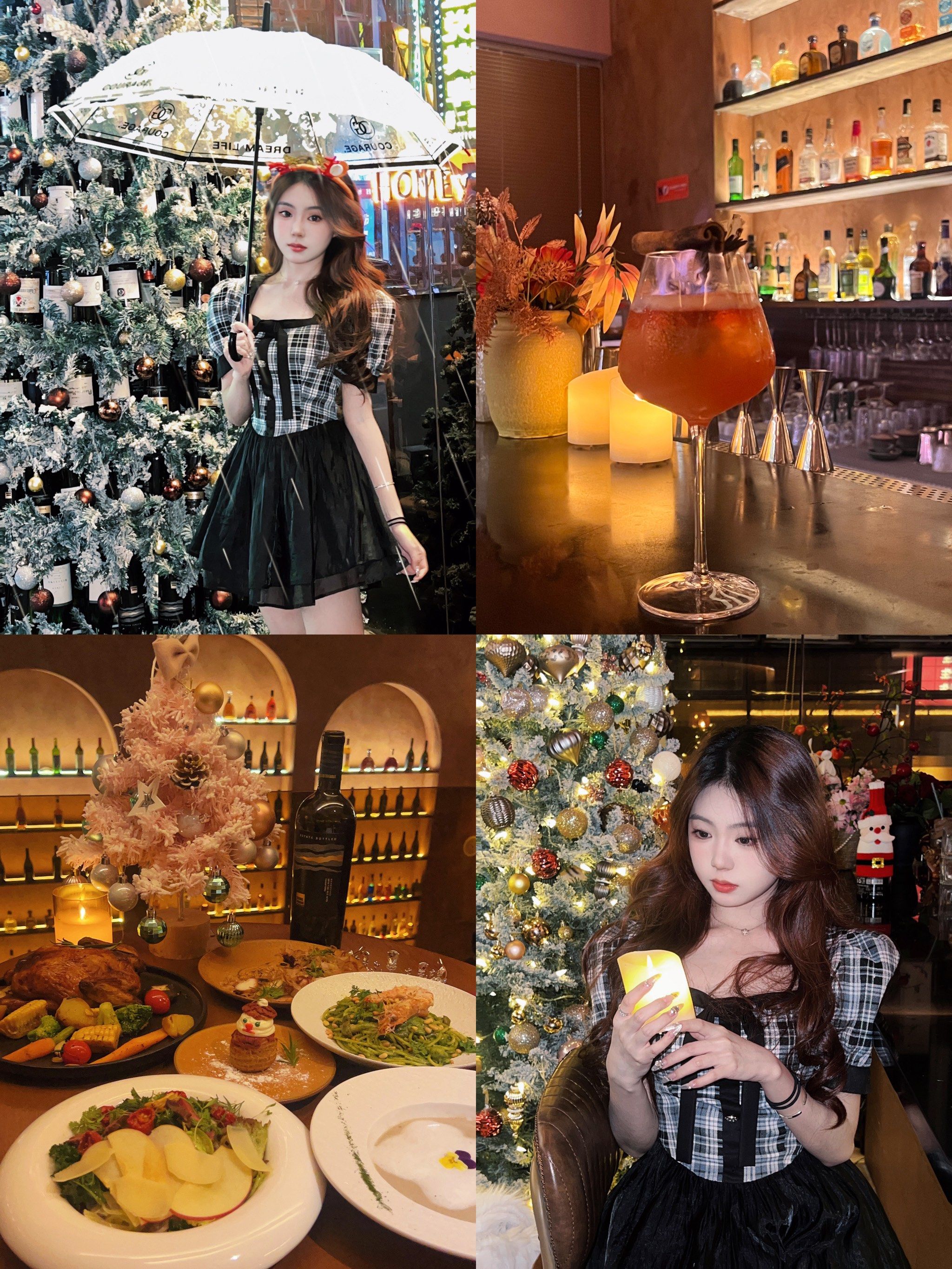 广州探店|会下雪的圣诞餐酒吧公主们请来6015