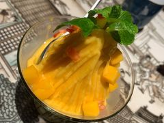 芒果冰沙-绿茶餐厅(松江万达店)
