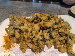 炸花椒芽儿-华盛园卷子王农家菜水库鱼