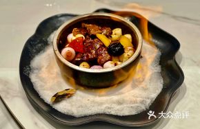 Flame Black Garlic Wagyu Beef Cubes