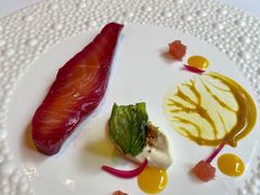 挪威烟熏三文鱼水晶黄瓜香槟奶油-福楼法餐厅FLO