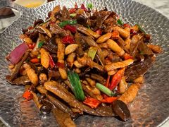小炒孜香牛肉-小菜园新徽菜(常州九洲新世界店)