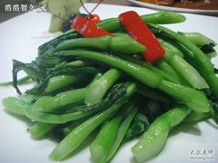 广东菜心近景~-悦隆酒店-中餐厅