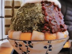 抹茶生乳かき氷-WONDER ICE 萬得冰田(建設路总店)