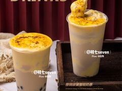 厚烧蛋糕波波奶茶-喜茶(上海兴业太古汇店)