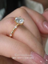 -JKHappiness培育钻石钻戒婚戒定制(天河国贸店)