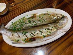 太湖清蒸白鱼-呼吸森林·生态农庄农家乐私房菜