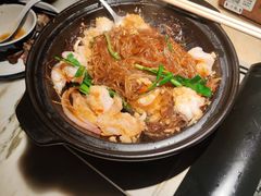 蒜蓉粉丝蒸开边虾-绿茶餐厅(乐峰广场店)