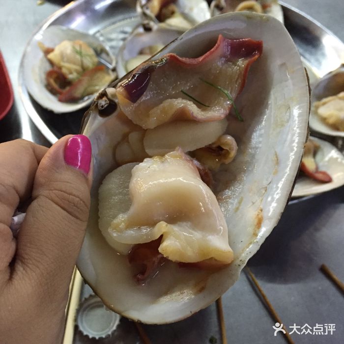 天台海鲜烧烤吧马贝图片