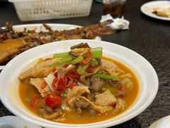 青椒豆皮黄牛肉-湘肠香火锅店(团结湖店)