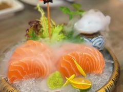 冲绳岛风味三文鱼刺身-三禾寿司(南城印象汇店)