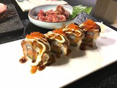 三色鳗鱼卷寿司-虎焱炭火烧肉