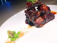桂花糖醋肉排-悦轩中餐厅·高空江景·杭州柏悦酒店